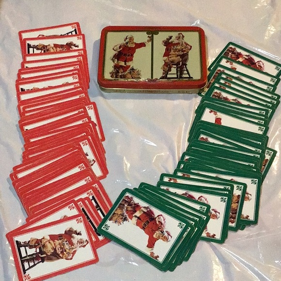 1995 Limited Edition Coca Cola Santa cards - Picture 1 of 4